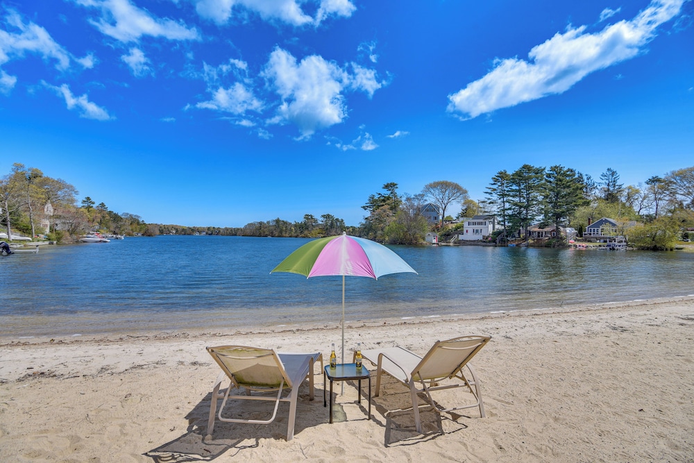 Modern Cape Cod Cottage on Private Pond w/ Beach