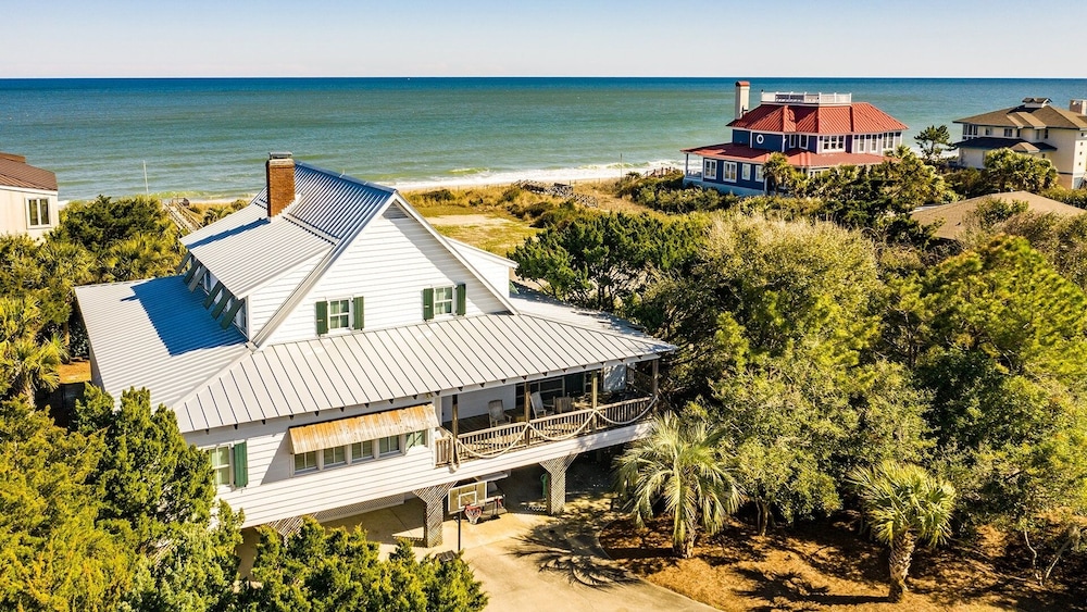 Pawleys Island Vacations - Spectacular Oceanfront Living With An Inviting Kitchen Perfect For Entertaining Kitchens Beach House 9 Bedroom Home by RedAwning - Property Image 1