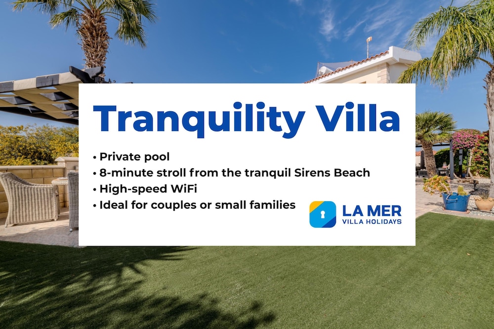 Tranquility Villa in Ayia Napa