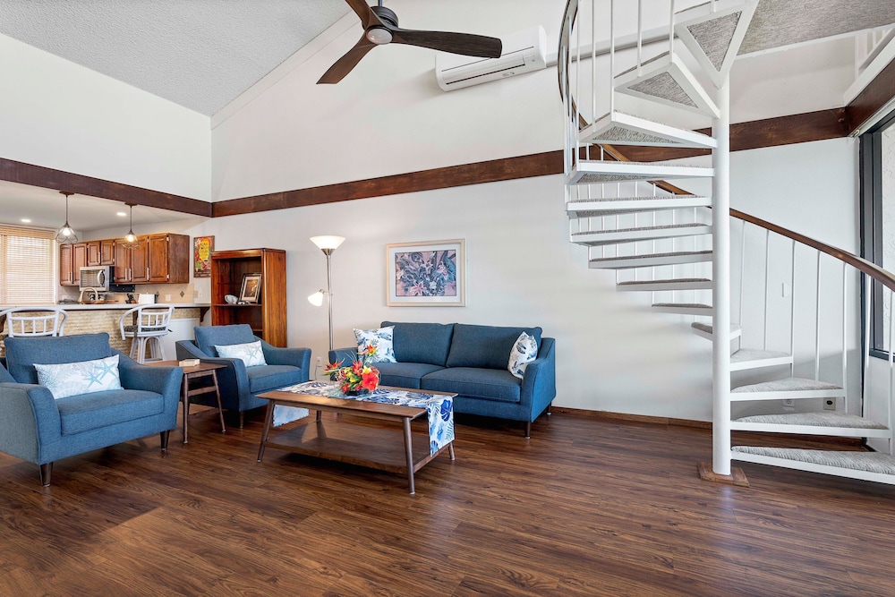 Ocean & Golf Course Views - 2 Bdrm With Loft - AC - Private Lanai -vrkcv