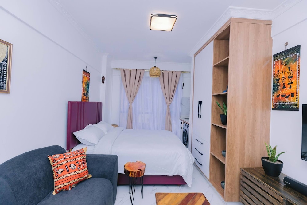 Stylish Studio in Smart Homes Kilimani,yaya Centre Nairobi,gym and Free Parking