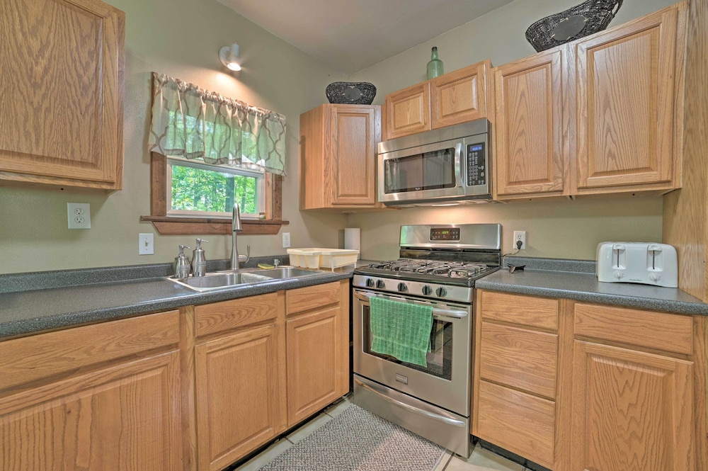 Rustic Wooded Retreat w/ Fire Pit, Near Trails! view 3