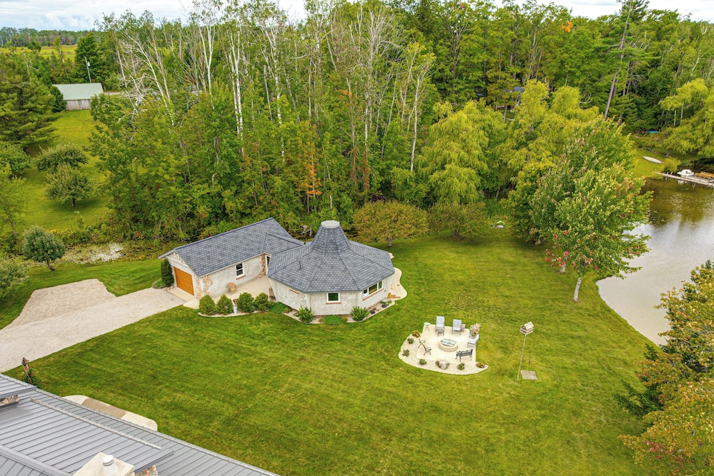 Lakefront Gem w/ Private Dock & Yard in Charlevoix