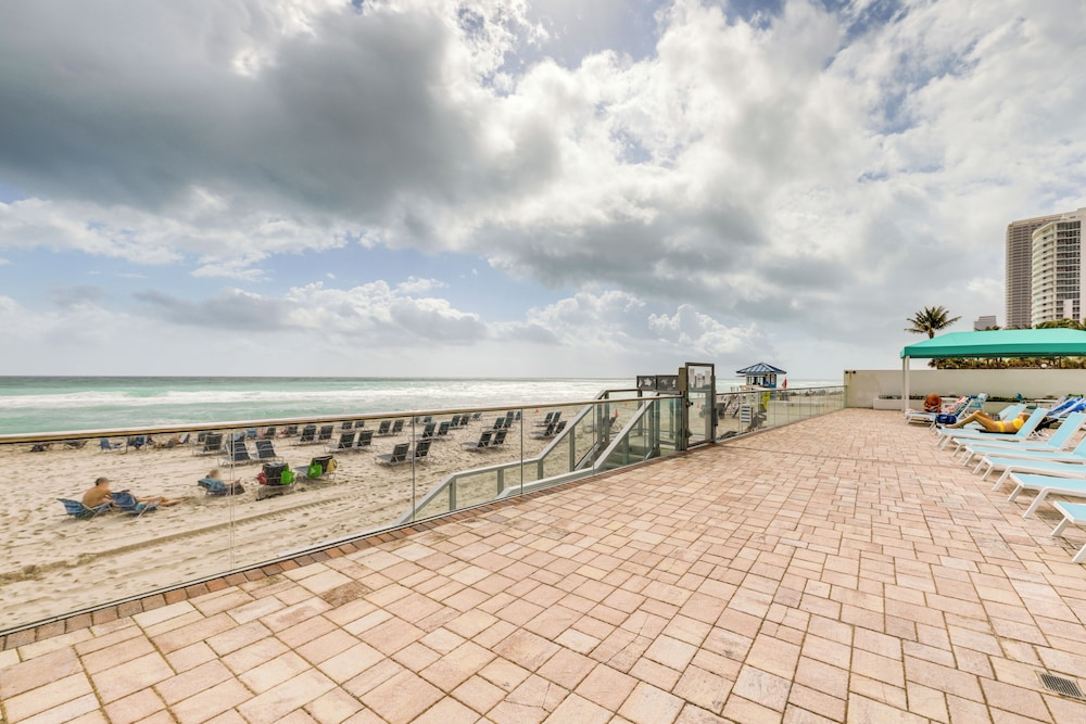 Balcony & Community Perks: Coastal Hollywood Condo