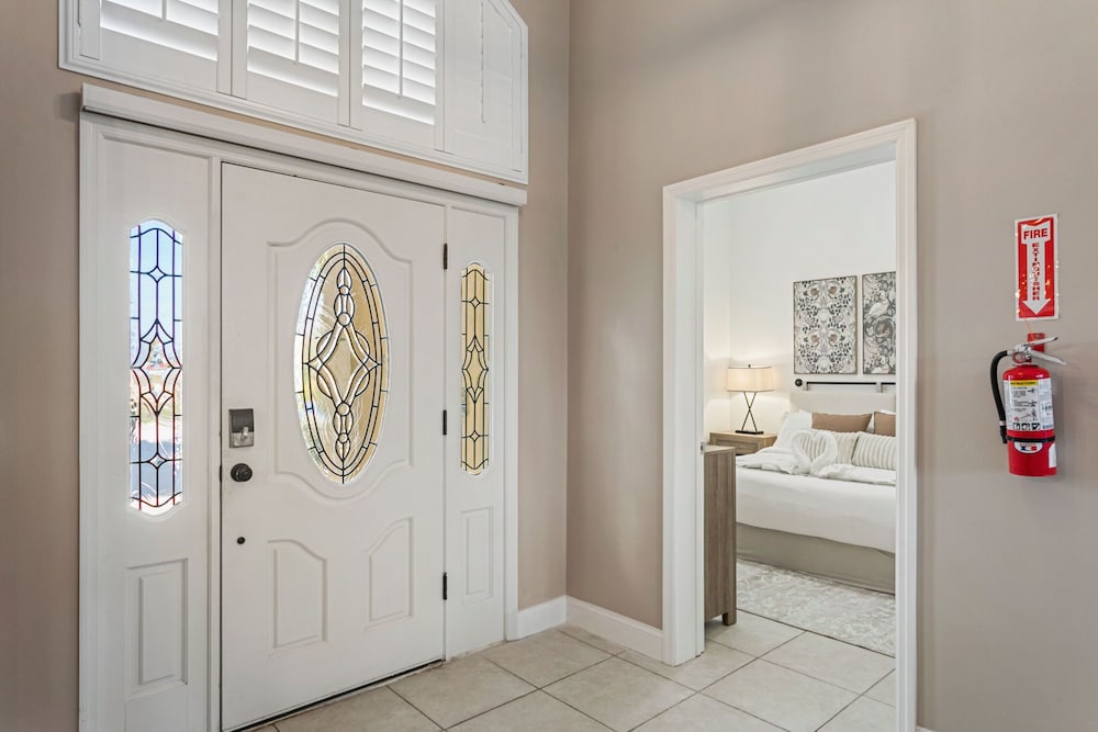 Waterfront Pool Pickleball Court Game Room