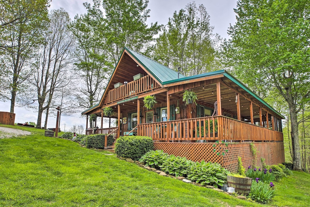 Wellington Cabin Escape w/ Wraparound Deck! - Property Image 2
