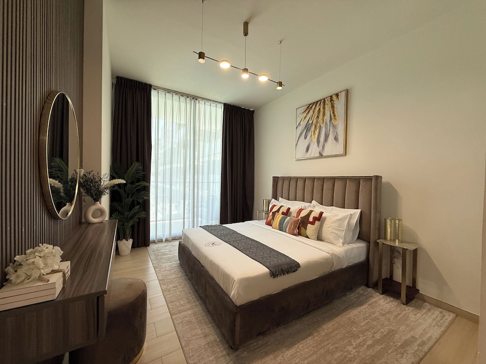Manzil-1BR in JVC with Pool View