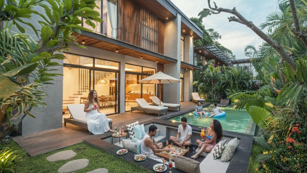 Opulent 6BR Villa, 400m From Canggus Golden Shore
