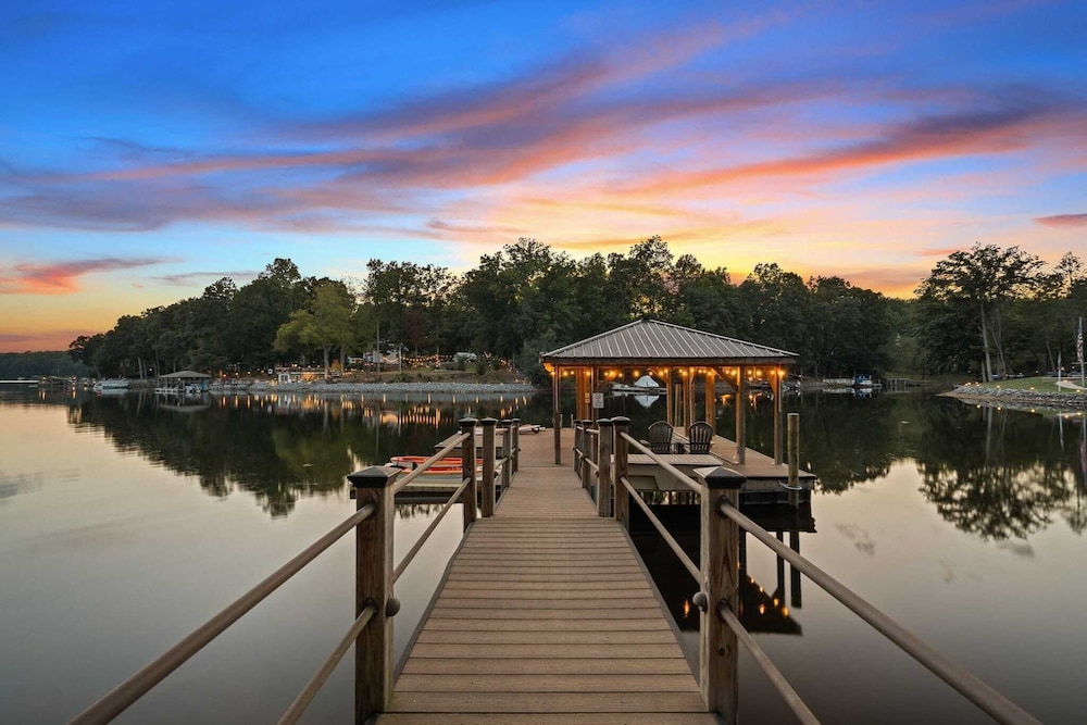 Livin' Large Lake Norman Estate w/ Pool, Dock, Game Room & Scenic Views