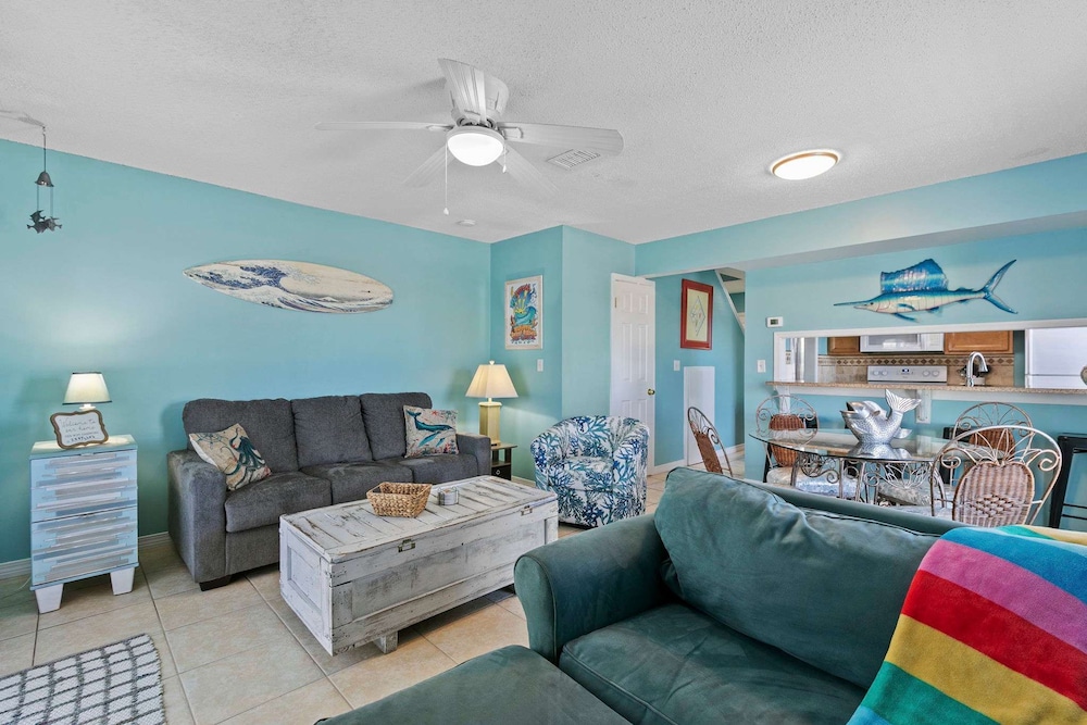 Spacious 2BR Condo With Pool Steps From the Beach
