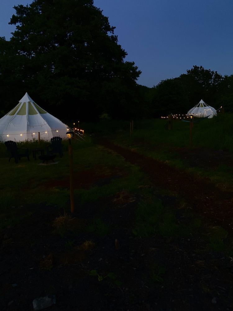 Loughborough Vacations - Stunning 1-bed Star Gazing Bell Tent Loughborough - Property Image 10