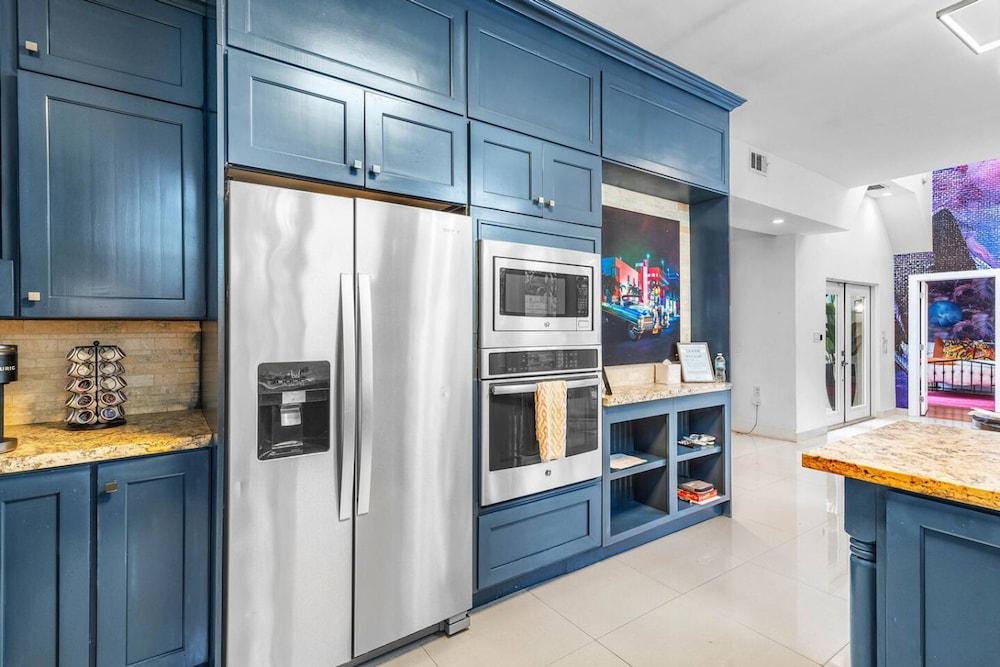 Chic Retreat Heated Pool Floats Close to Beach