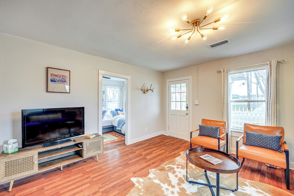 Walk to Main Street: Cottage w/ Deck in Bandera!