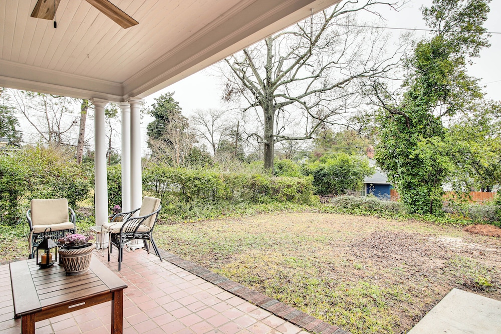 3 Mi to Augusta National: Historic Home w/ Patio