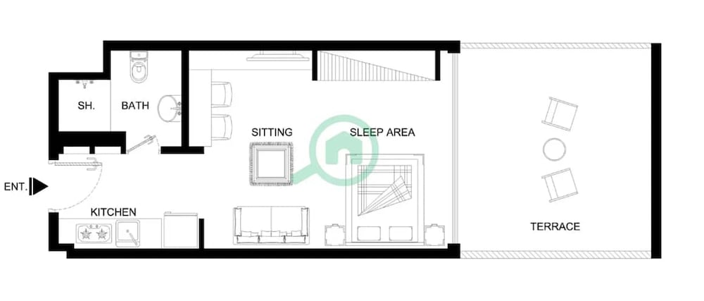 Stylish Studio Retreat in Riviera 33 Near Downtown
