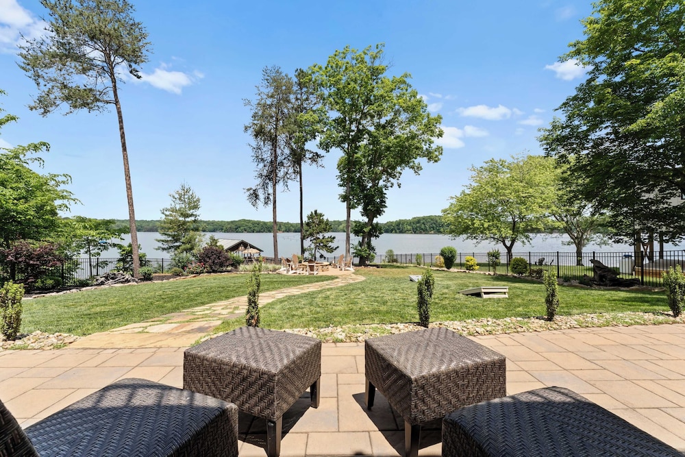 Spacious Waterfront Home on Lake Norman With Firepit, Views, and Dock Access