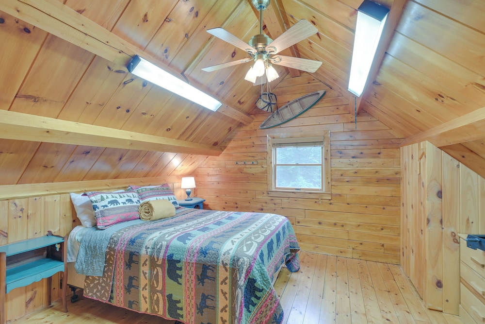 Lakefront Maine Retreat w/ Deck, Dock & Fire Pit! view 2