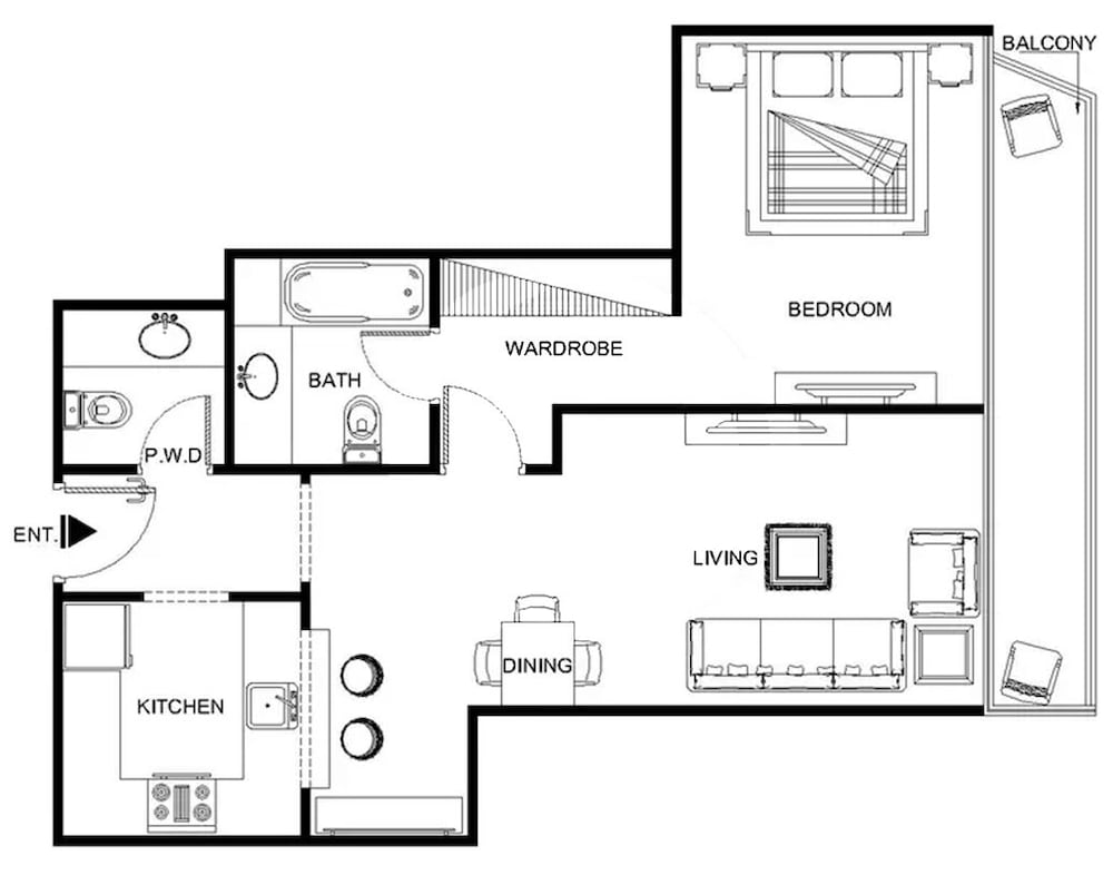 LUX Lavish Suite with Full Marina View 4