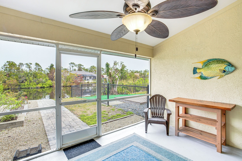 Canal-front Gem w/ Dock & Yard in Port Charlotte!