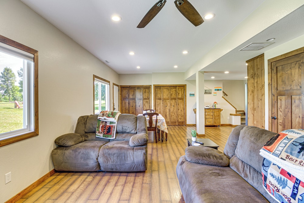 'elbow Lake Escape' w/ Dock in Underwood!