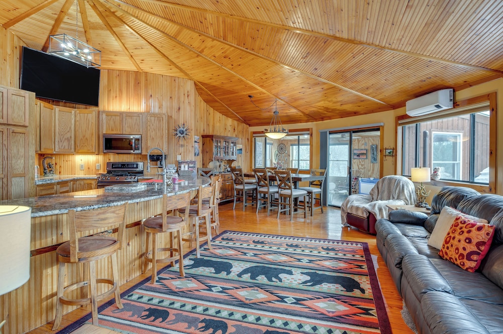 Dock & Beach Access: Scenic Lake Ossipee Cabin!