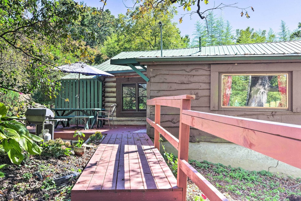 Rustic-yet-cozy Cabin w/ Patio, 12 Mi to Asheville