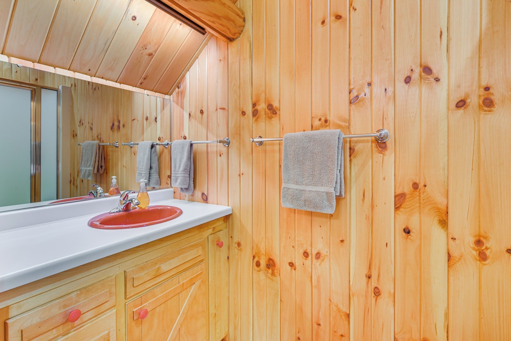 Lakefront Cabin w/ Sauna & Dock in Webster!