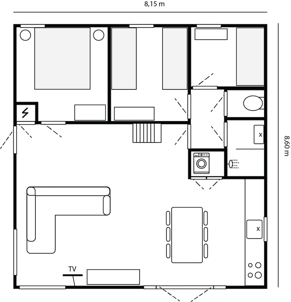 Renovated Bungalow With Garden for Families