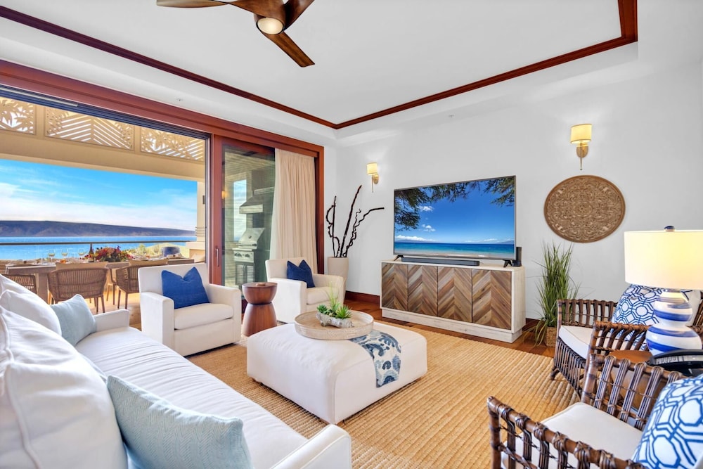 NEW KBM Resorts Free CAR Hale Nalu At Montage Kapalua Bay, Sleeps 10! Oceanfront 3-bedroom Condo With Daily Housekeeping, Spa! Mon-6302
