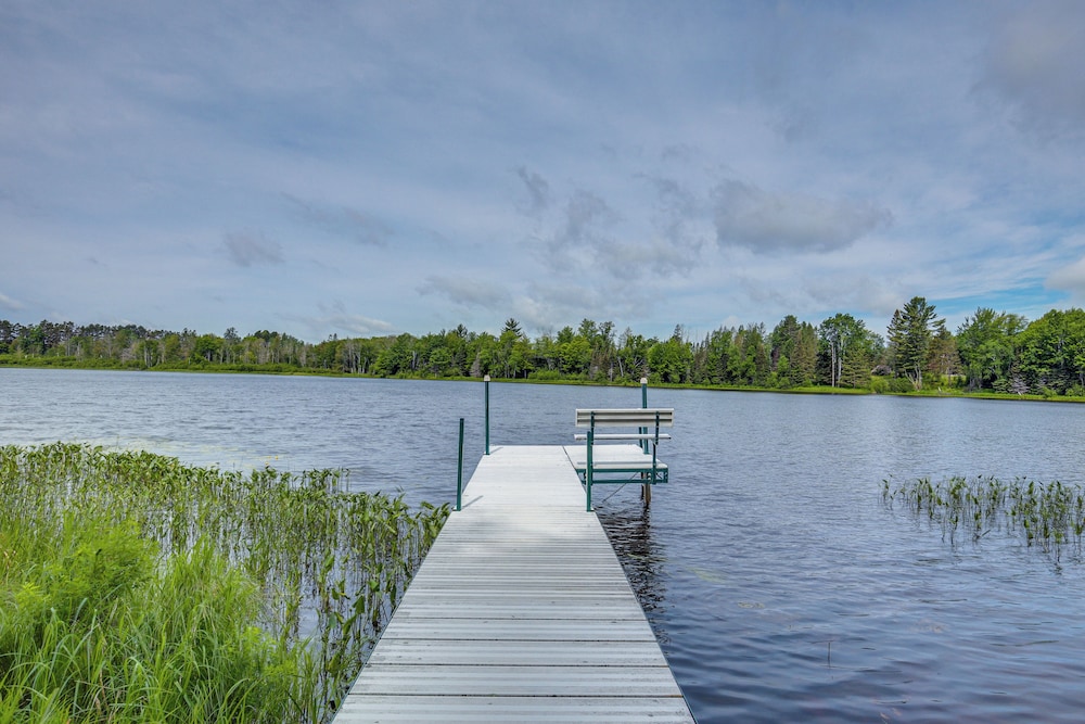 Peaceful Long Lake Cabin w/ Dock & Fire Pit! view 3