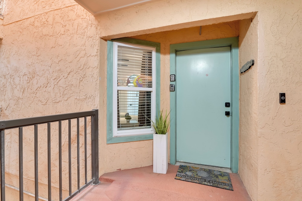 Across From Beach: Resort-style Galveston Condo