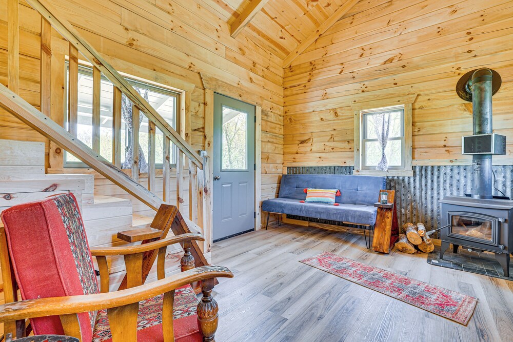 'fins & Flowers' Lewiston Cabin w/ Trout Fishing!