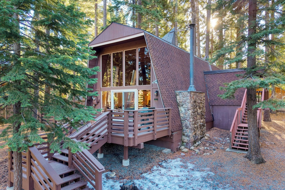 Lundy Bearden Serene Tahoe Retreat With Deck, Fireplace, and Forest Views