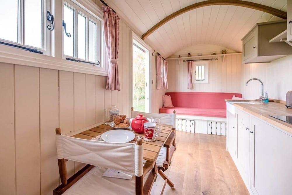 Thyme Shepherds Hut Boundary Farm Air Manage Suffolk view 2