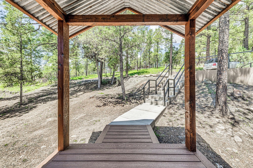 Walkable Location & Scenic Views: Ruidoso Cabin!