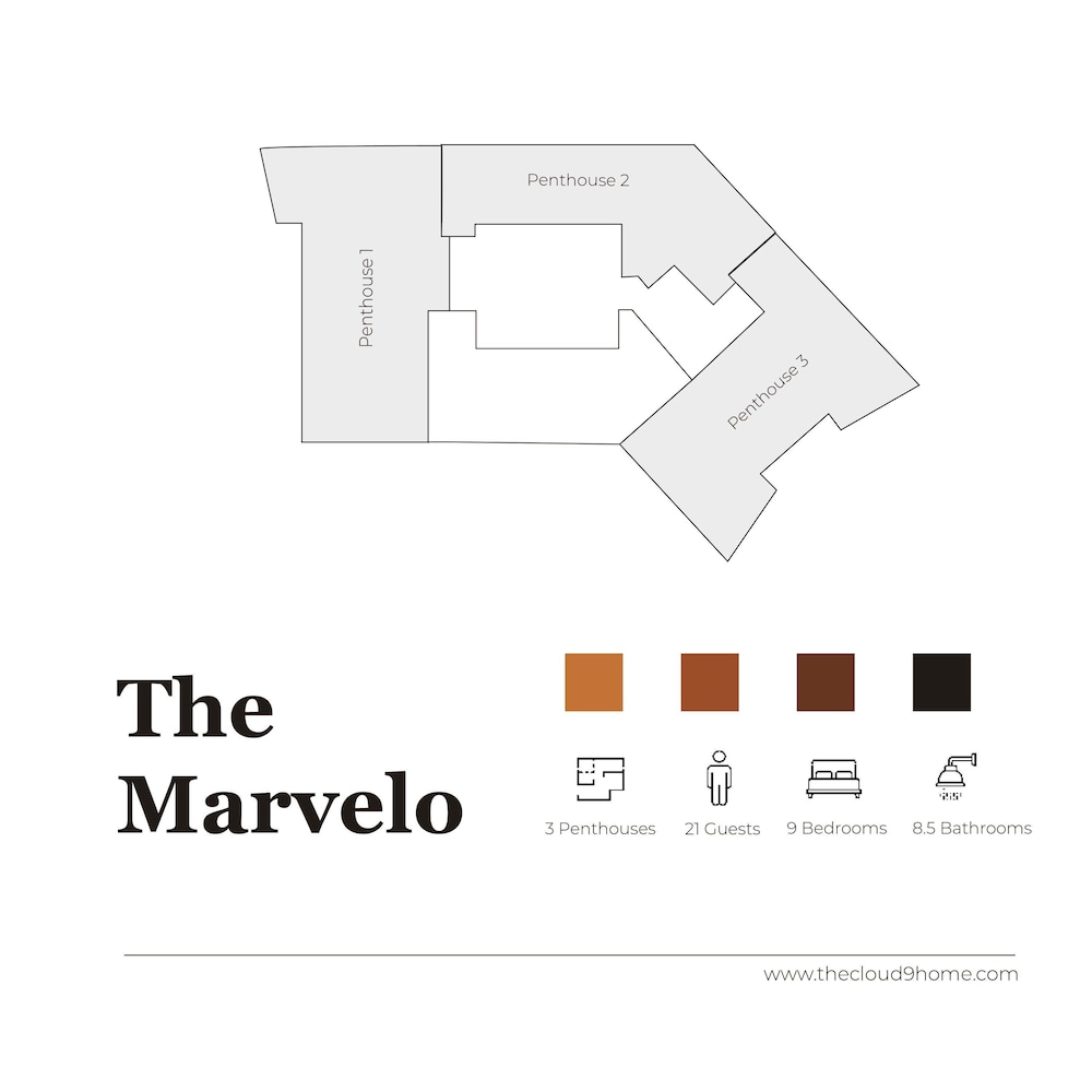 3 Top Notch Penthouses Ideal for Large Groups
