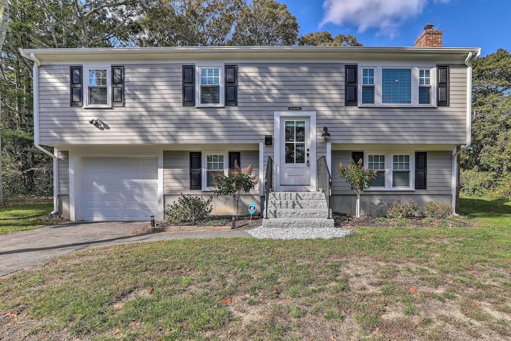 Fire Pit, Spacious Yard: Hyannis Vacation Rental