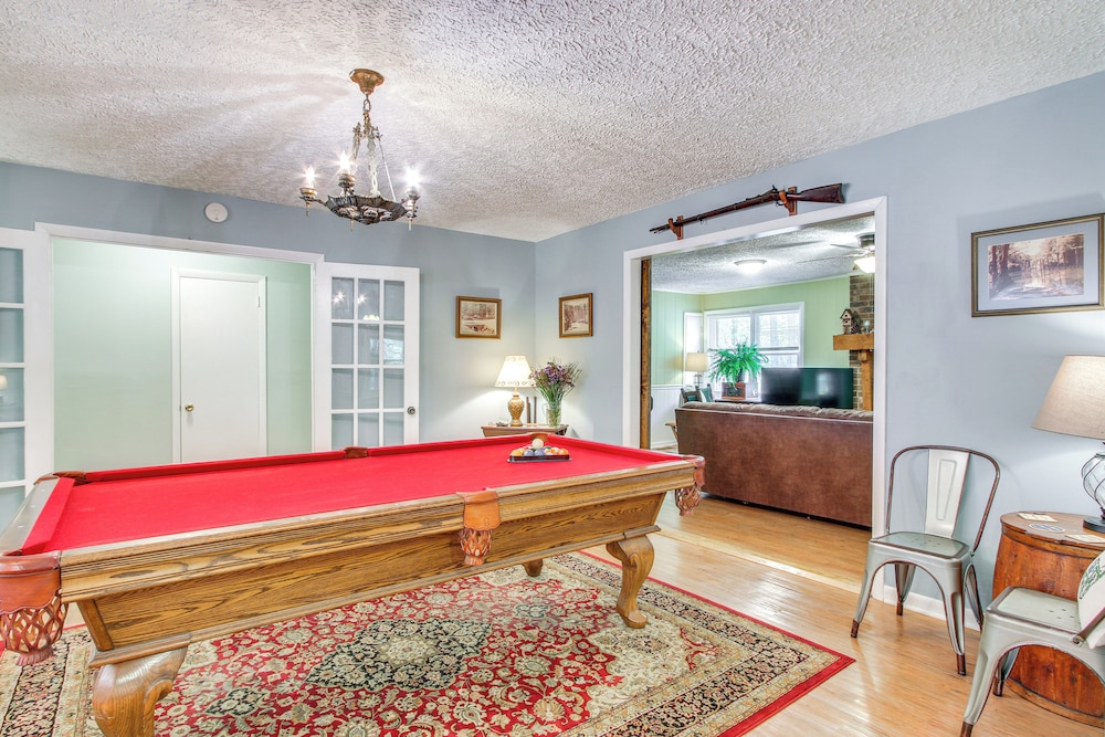 136 Private Acres: Lakefront Aiken County Home!