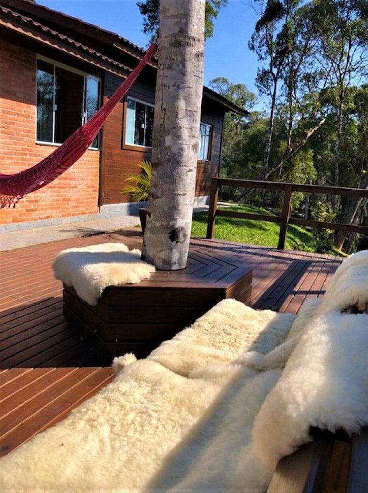 Recanto dos Pássaros na Serra em Rancho Queimado com Piscina Aquecida