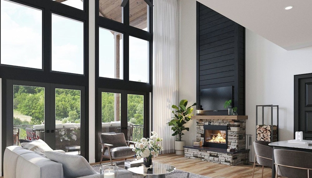 Modern Smoky Mountain Retreat w/ Hot Tub, Game Room & Movie Theater Copper Ridge by Avantstay