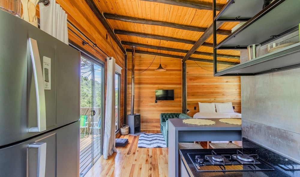 Comfortable Cabin With Heater Urubici-sc Egc001
