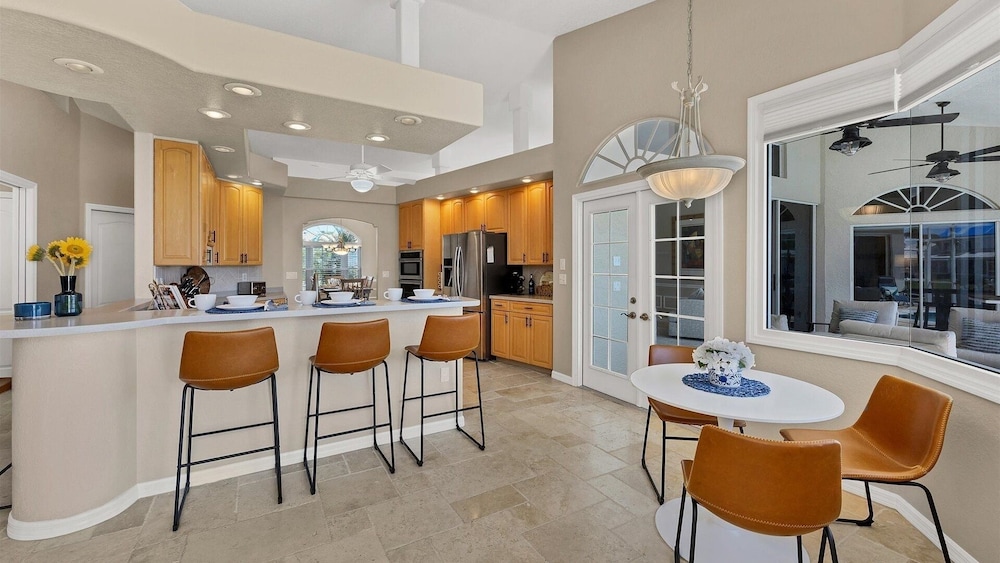 Waterfront Punta Gorda Isles 3 Bedroom pool hot tub, dock, bikes office 3 Home
