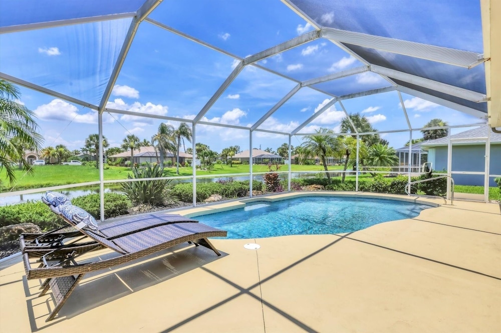 Rotonda West Private Pool Vacation Home On Canal 3 Bedroom Home