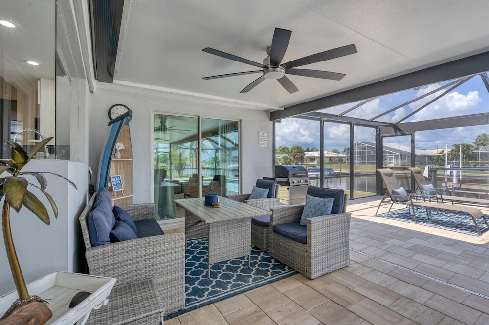 Punta Gorda Isles Pool Spa Canal Home With Dock Space 3 Bedroom Home