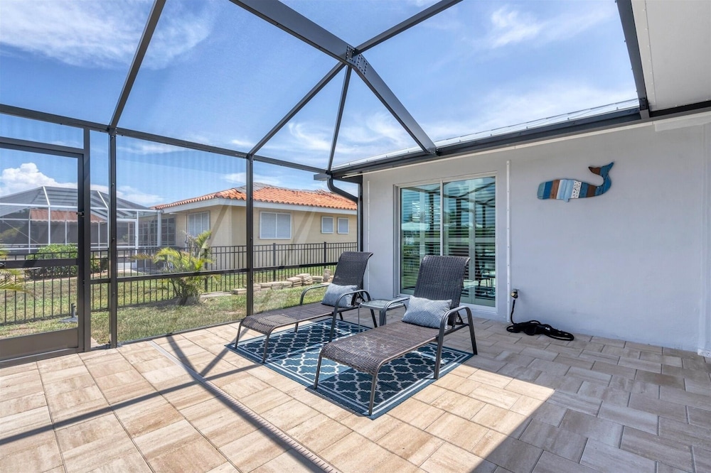 Punta Gorda Isles Pool Spa Canal Home With Dock Space 3 Bedroom Home