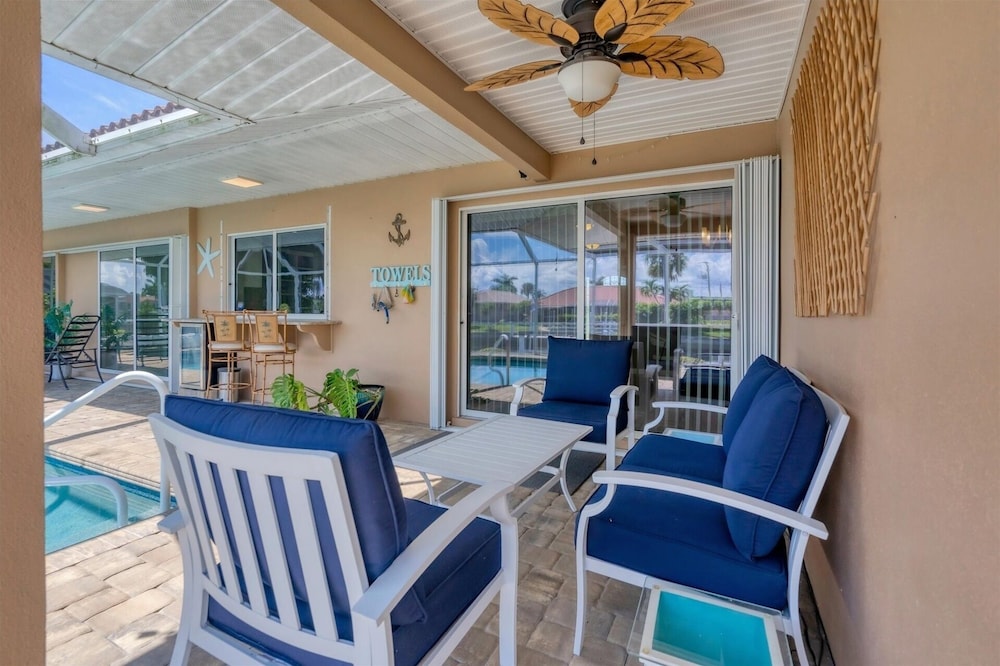 Punta Gorda Isles 3br Private Pool Home On Canal 3 Bedroom Home