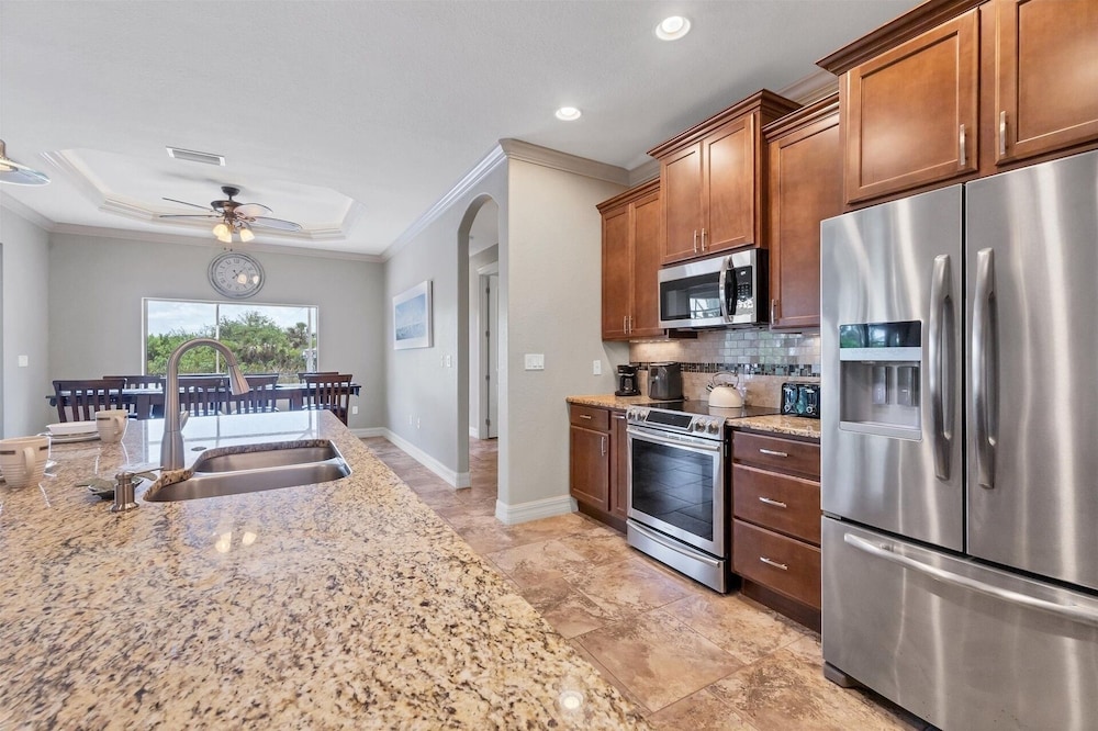 South Gulf Cove 3 Bedroom Canal Pool Home 3 Home