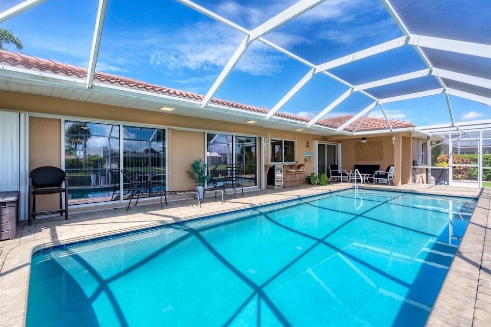 Punta Gorda Isles 3br Private Pool Home On Canal 3 Bedroom Home