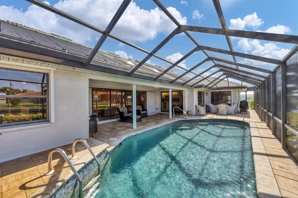 Punta Gorda Isles 3 Bedroom Private Pool+Spa Home on Canal 3 Home