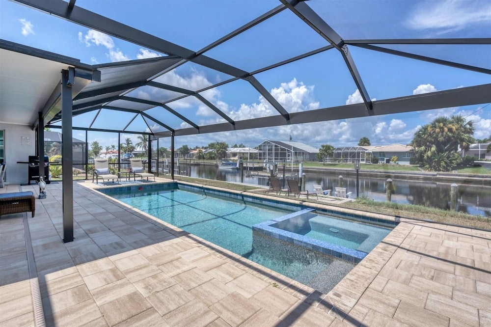 Punta Gorda Isles Pool Spa Canal Home With Dock Space 3 Bedroom Home